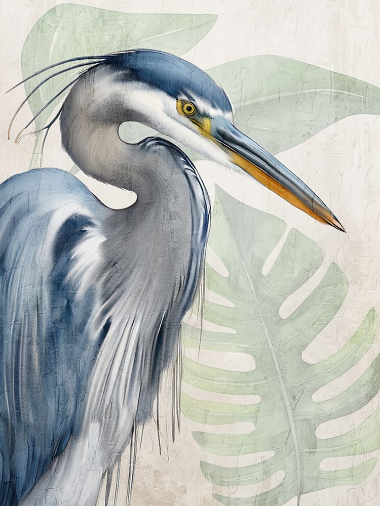 Heron Palms 1 art print by Kimberly Allen for $57.95 CAD