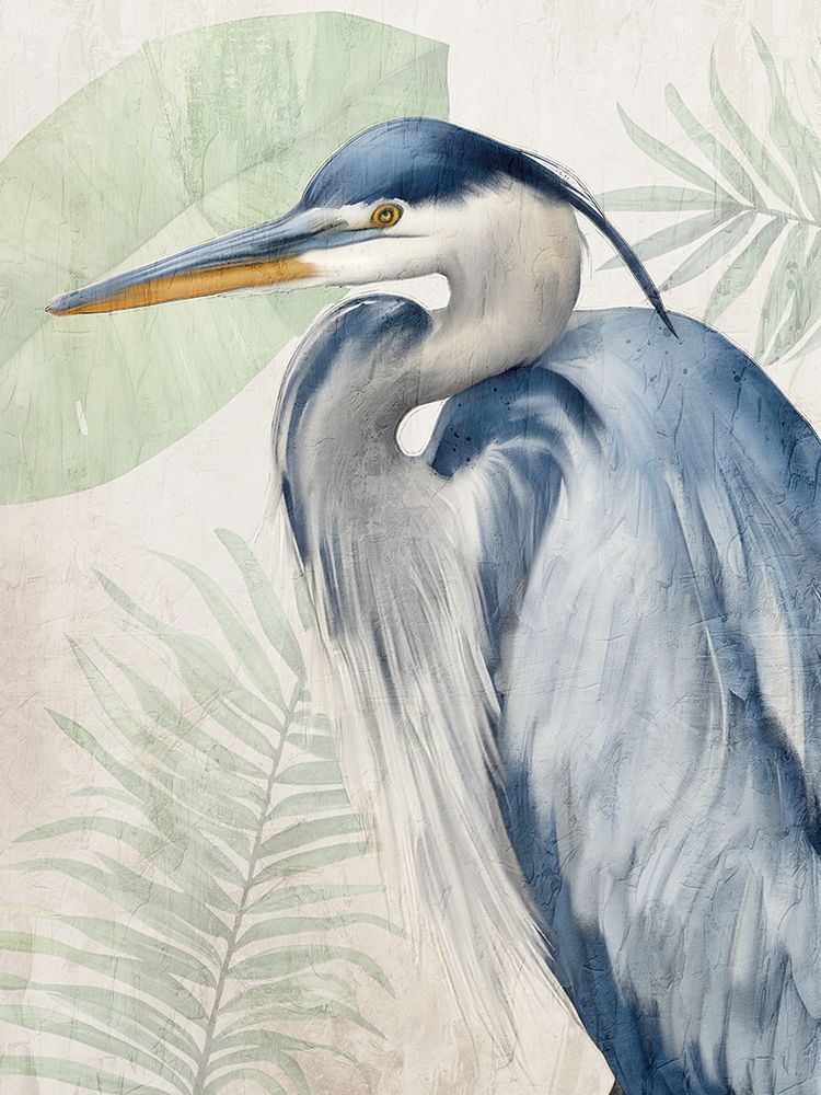 Heron Palms 2 art print by Kimberly Allen for $57.95 CAD