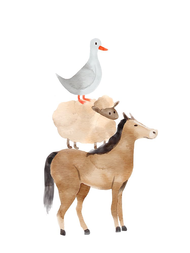 Farm Life Stack 1 art print by Kimberly Allen for $57.95 CAD