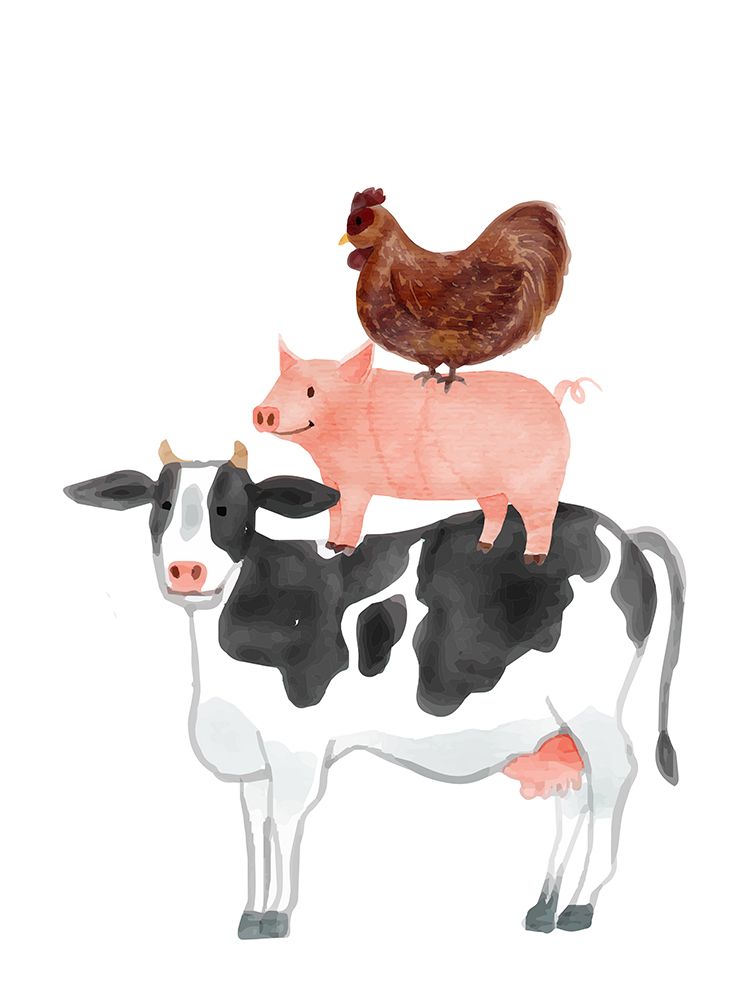 Farm Life Stack 2 art print by Kimberly Allen for $57.95 CAD