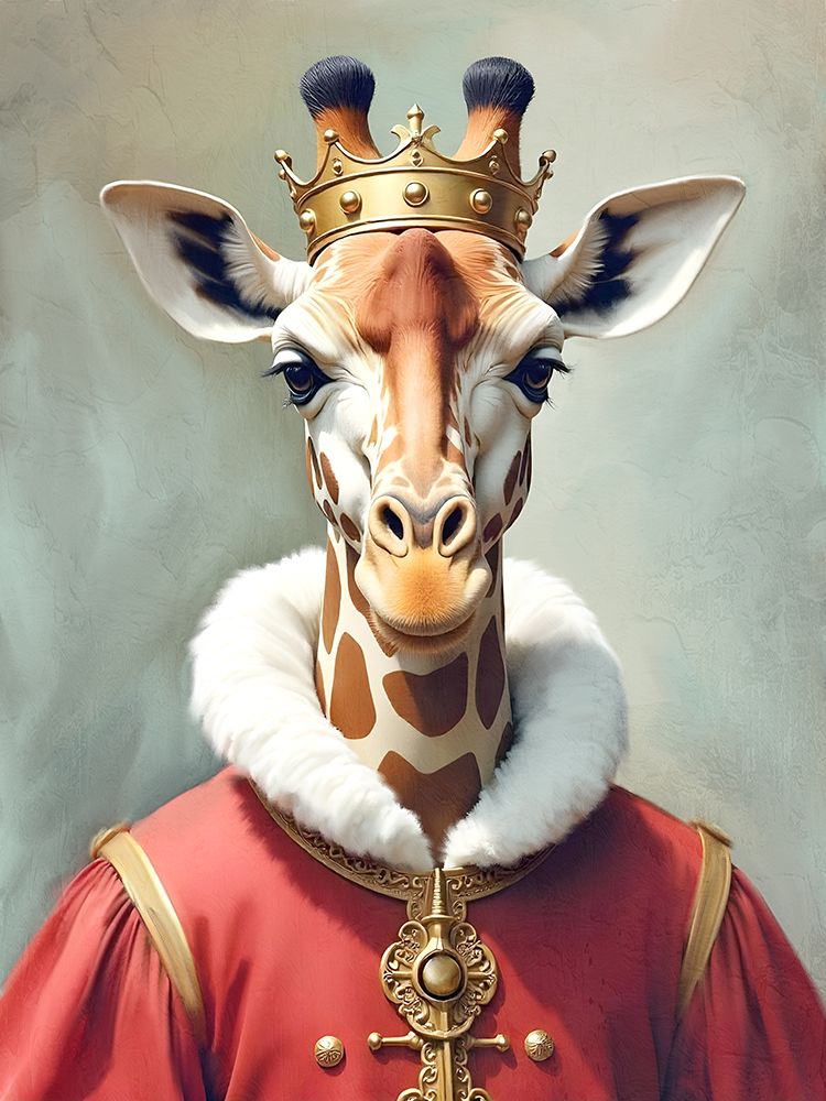 Giraffe King art print by Kimberly Allen for $57.95 CAD