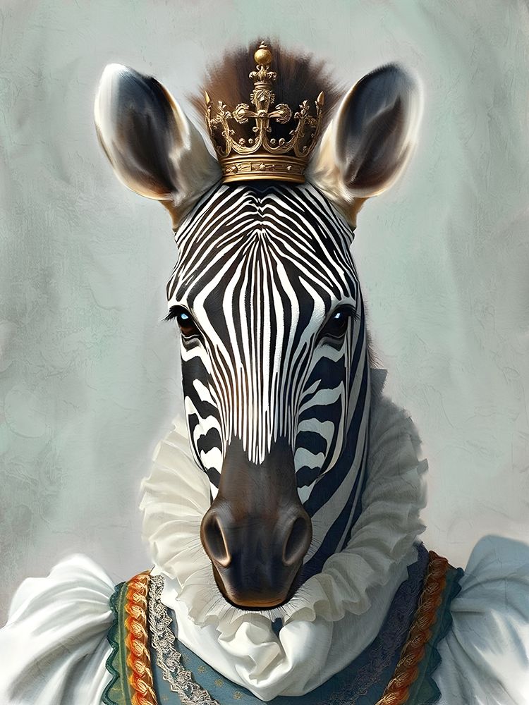 Zebra Queen art print by Kimberly Allen for $57.95 CAD