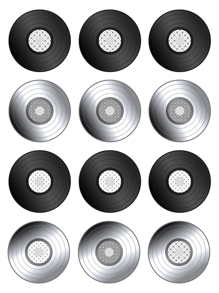 Monotone Vinyls art print by Kimberly Allen for $57.95 CAD