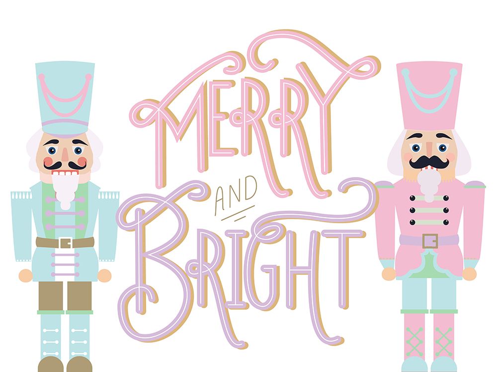 Merry Nutcrackers art print by Kimberly Allen for $57.95 CAD