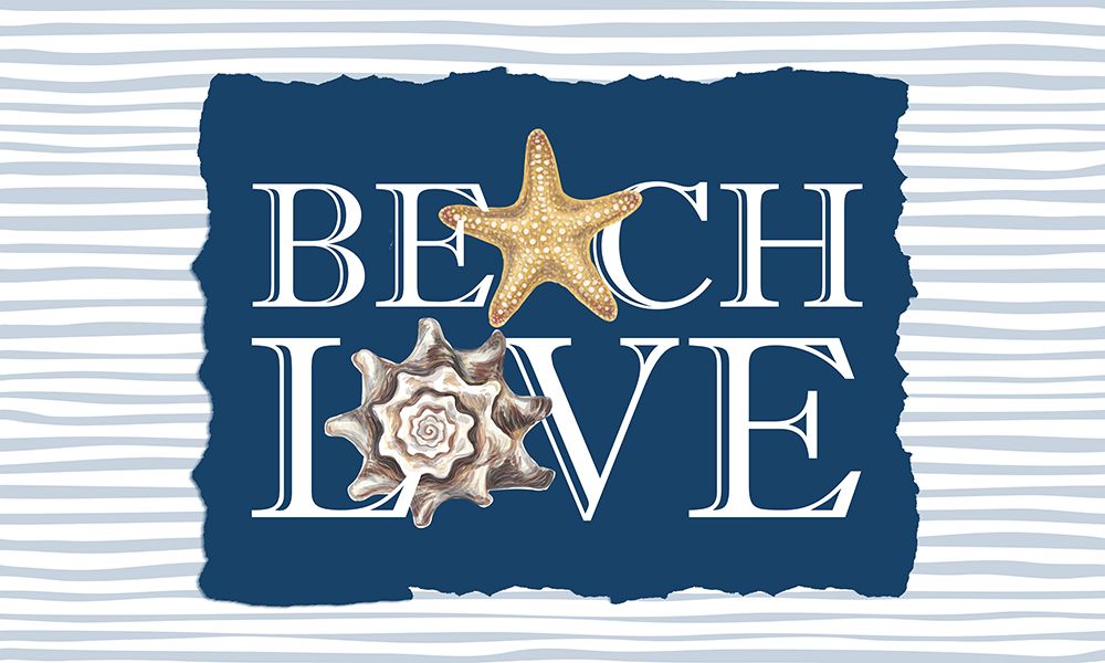 Beach Love art print by Kimberly Allen for $57.95 CAD
