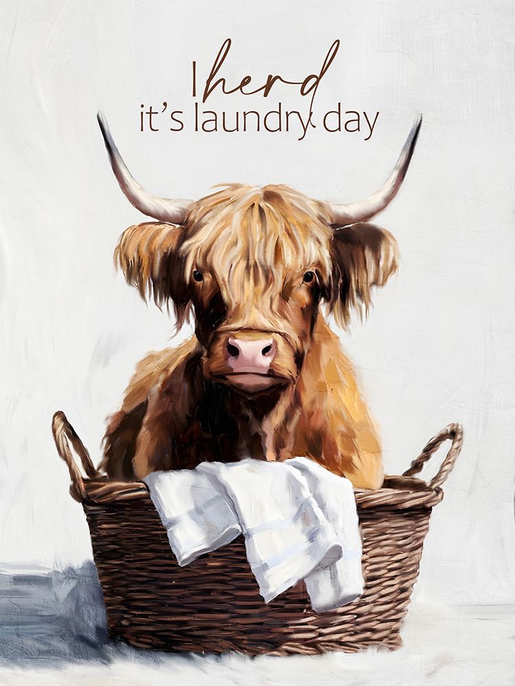 Herd Laundry Day art print by Kimberly Allen for $57.95 CAD