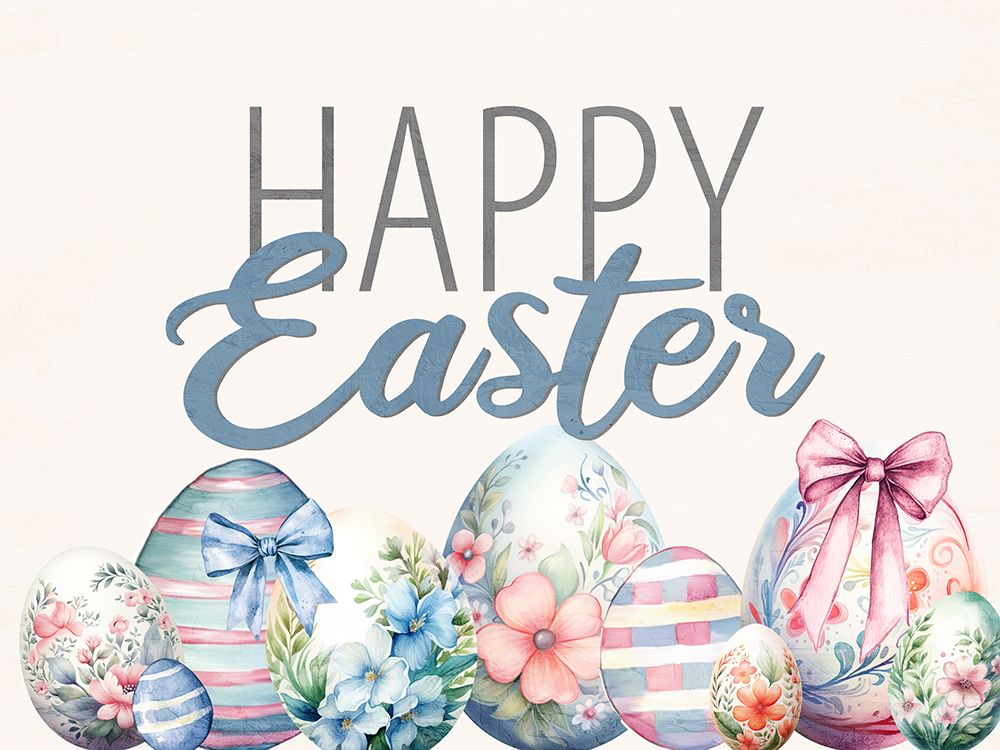 Bows And Eggs art print by Kimberly Allen for $57.95 CAD