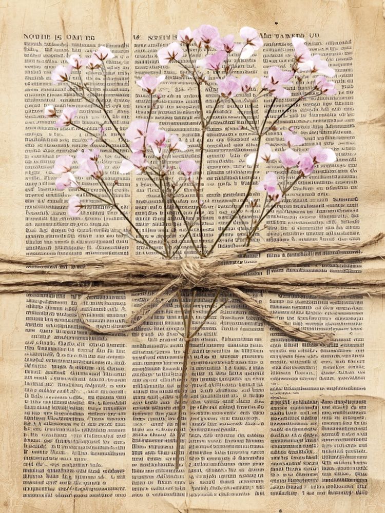 Tied Floral 1 art print by Kimberly Allen for $57.95 CAD