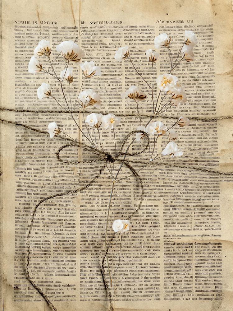 Tied Floral 2 art print by Kimberly Allen for $57.95 CAD