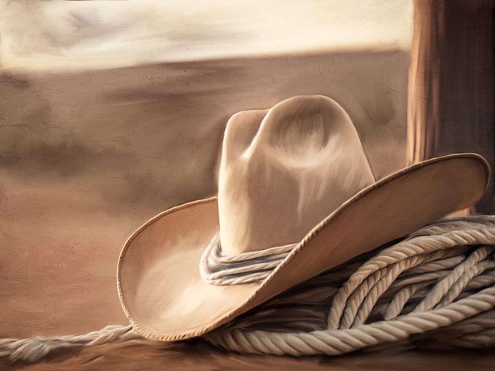 White Hat art print by Kimberly Allen for $57.95 CAD