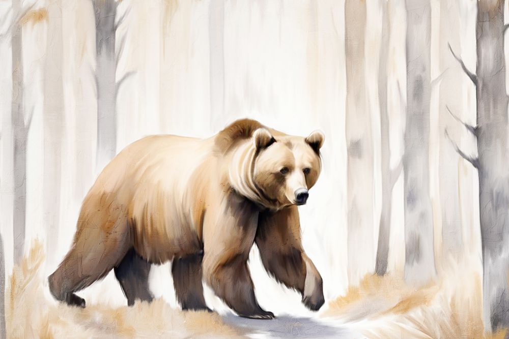 White Forest 1 art print by Kimberly Allen for $57.95 CAD