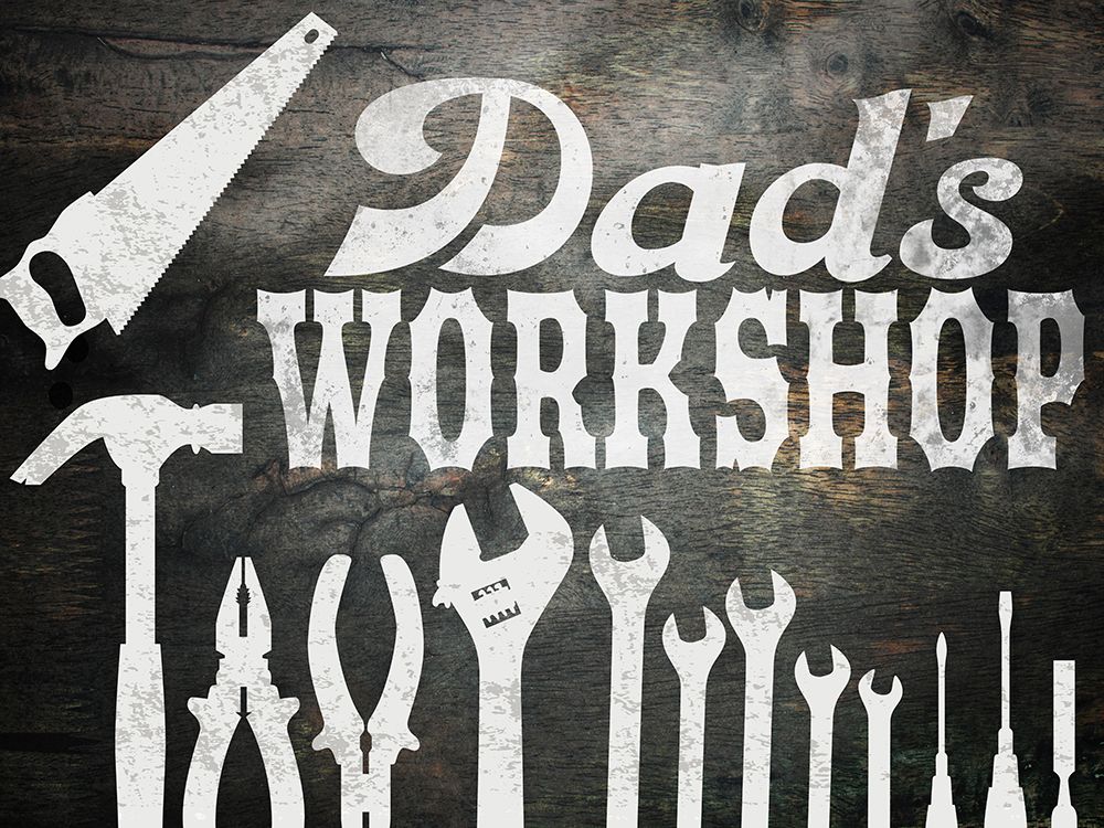 Dads Workshop art print by Kimberly Allen for $57.95 CAD