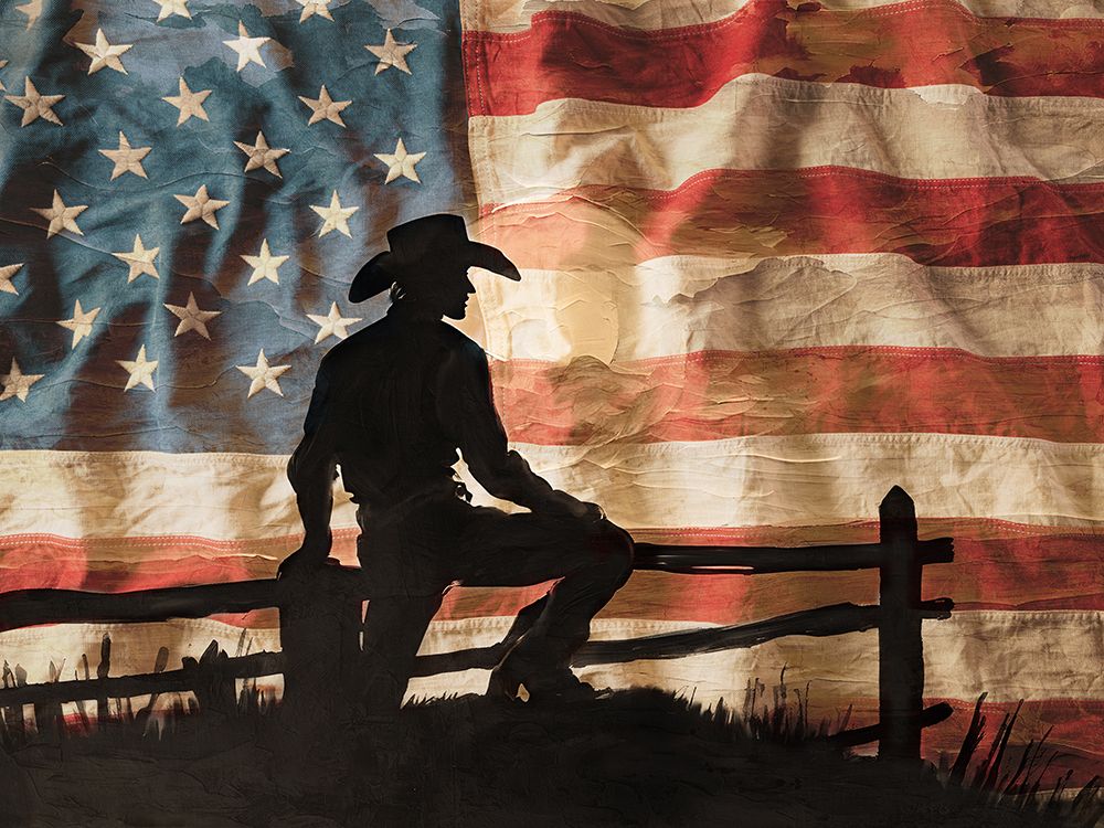Cowboy Flag art print by Kimberly Allen for $57.95 CAD