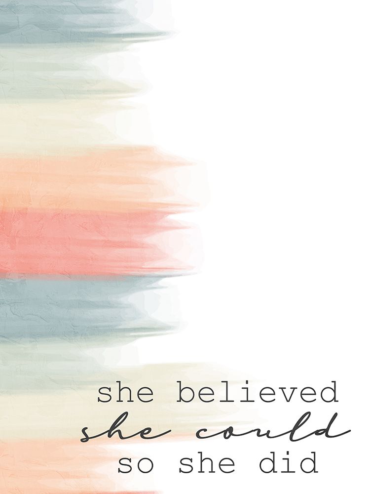 She Could art print by Kimberly Allen for $57.95 CAD