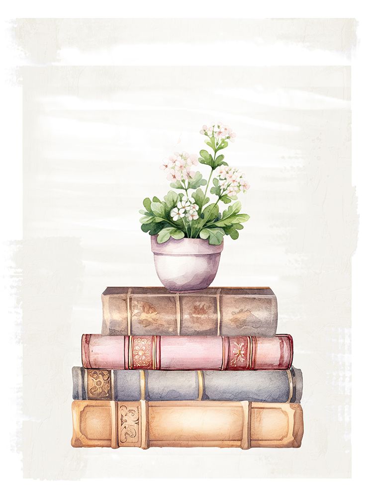 Floral Stacks 2 art print by Kimberly Allen for $57.95 CAD