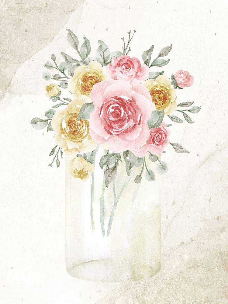 Pink And Gold 2 art print by Kimberly Allen for $57.95 CAD
