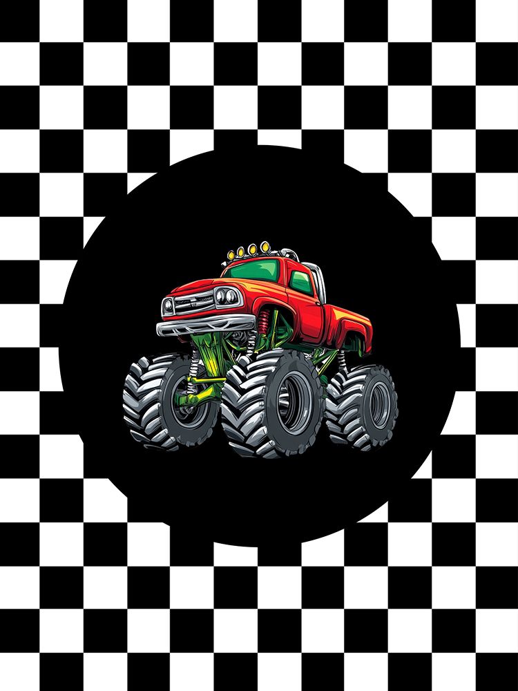Monster Truck Dude 2 art print by Kimberly Allen for $57.95 CAD