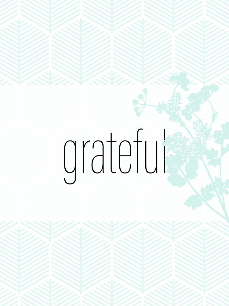 Grateful Pattern art print by Kimberly Allen for $57.95 CAD