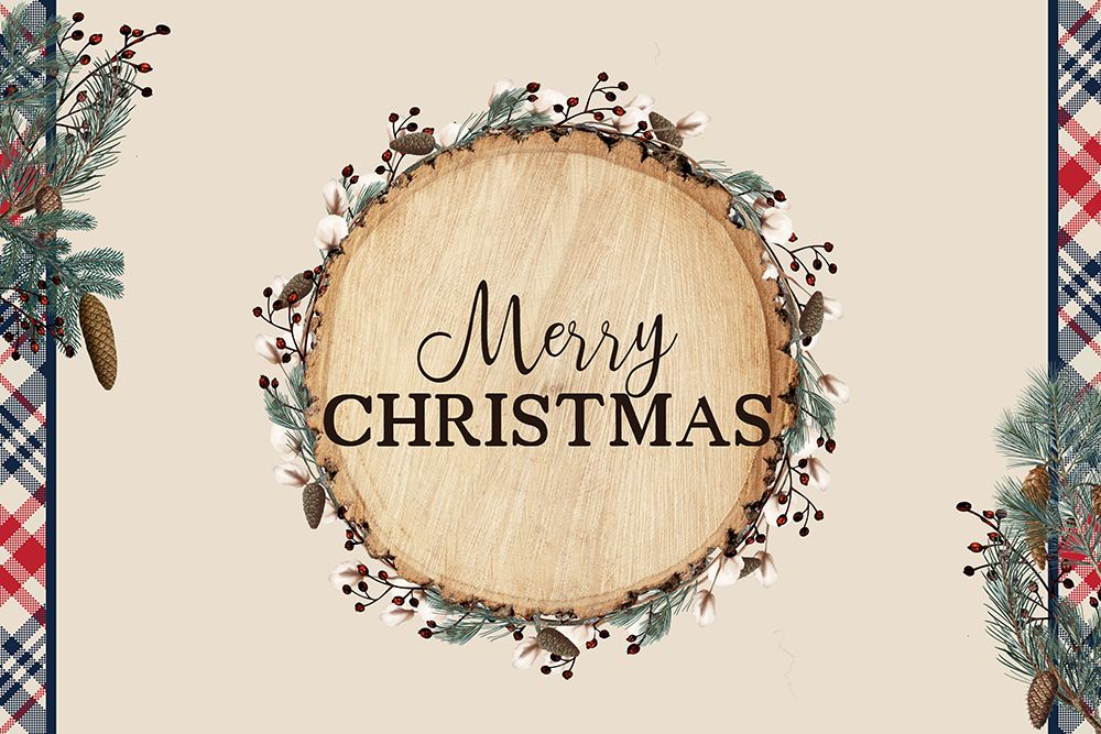 Merry Christmas Round 2 art print by Kimberly Allen for $57.95 CAD