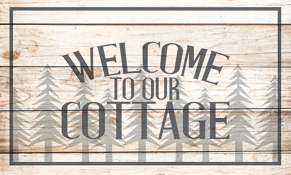 Welcome To Our Cottage art print by Kimberly Allen for $57.95 CAD