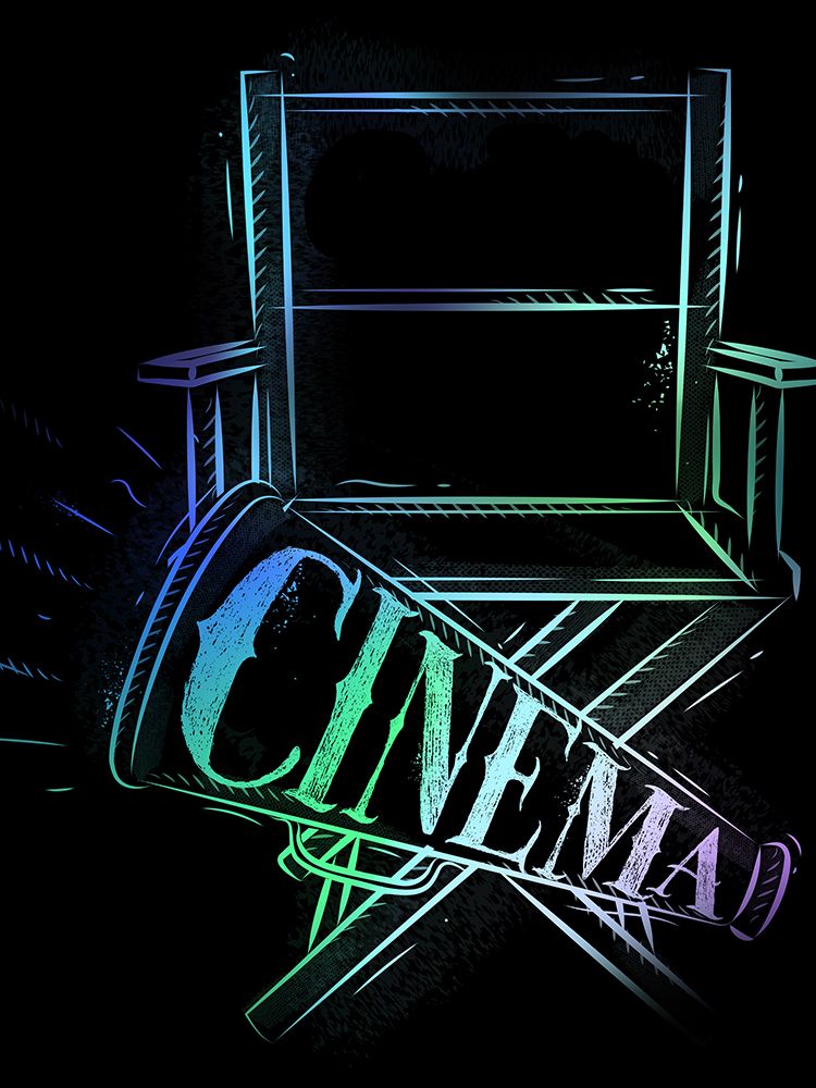 Chalkboard Movie Time 2 art print by Kimberly Allen for $57.95 CAD