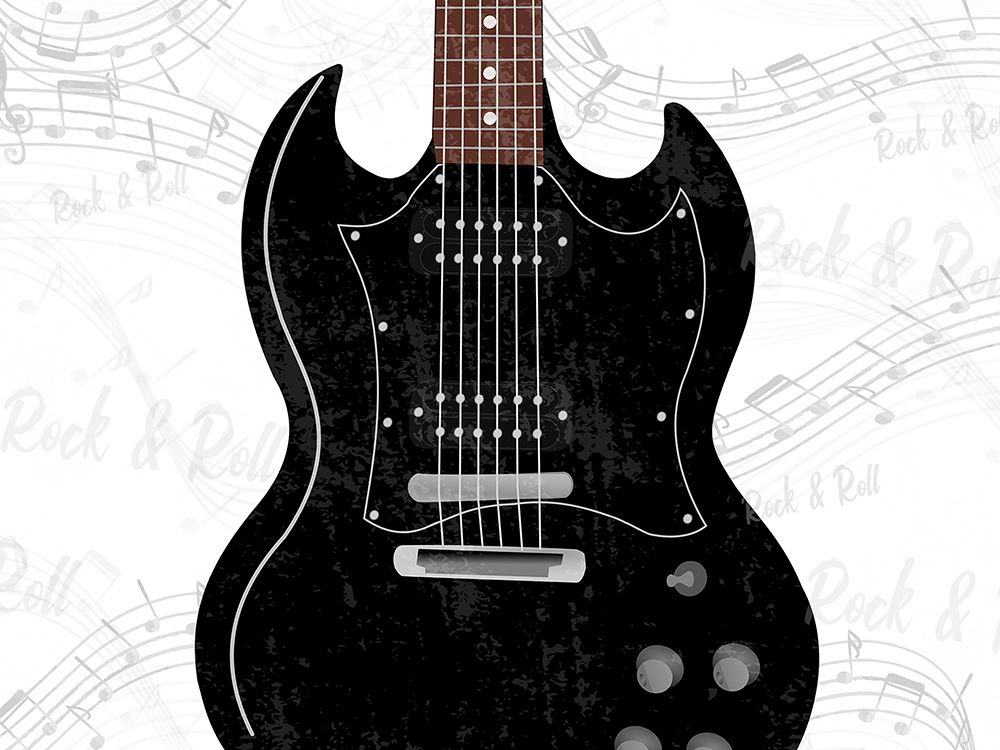 Rock And Roll Guitar art print by Kimberly Allen for $57.95 CAD