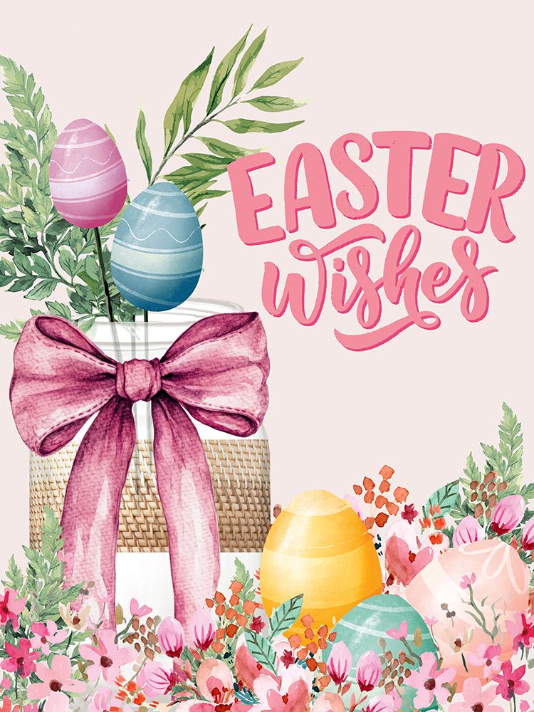 Easter Wishes Jar art print by Kimberly Allen for $57.95 CAD