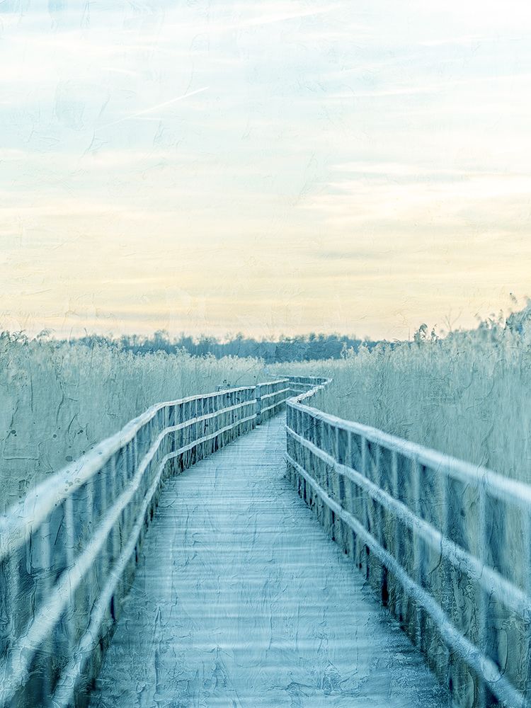 Wooden Pier art print by Kimberly Allen for $57.95 CAD