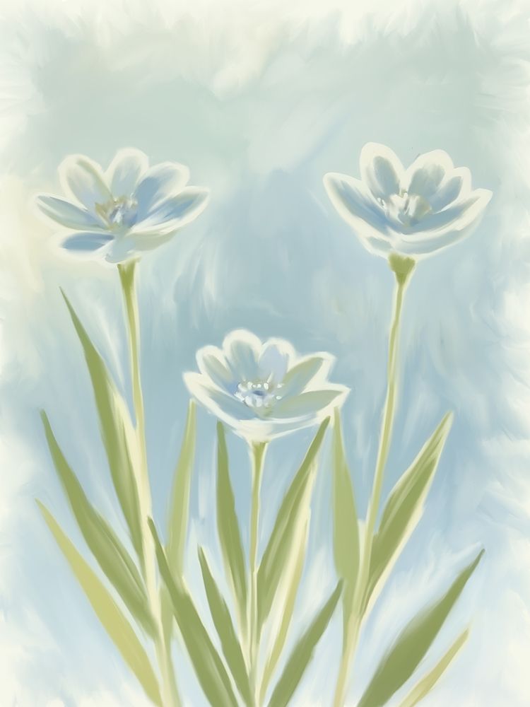 Blue Petals 2 art print by Kimberly Allen for $57.95 CAD