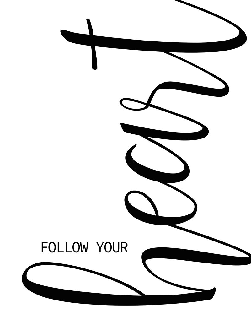 Follow Your Heart art print by Kimberly Allen for $57.95 CAD