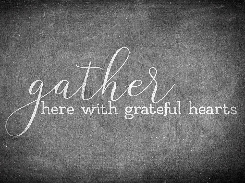 Gather With Grateful Hearts art print by Kimberly Allen for $57.95 CAD