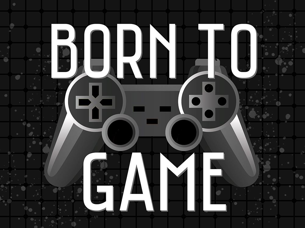 Born To Game Control art print by Kimberly Allen for $57.95 CAD