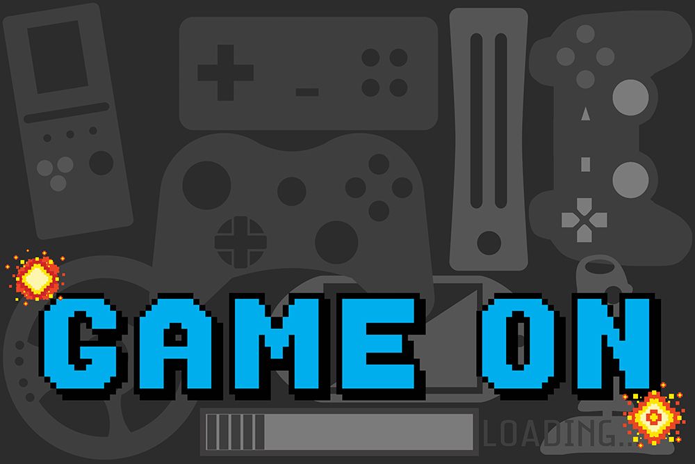 Game On Controllers art print by Kimberly Allen for $57.95 CAD