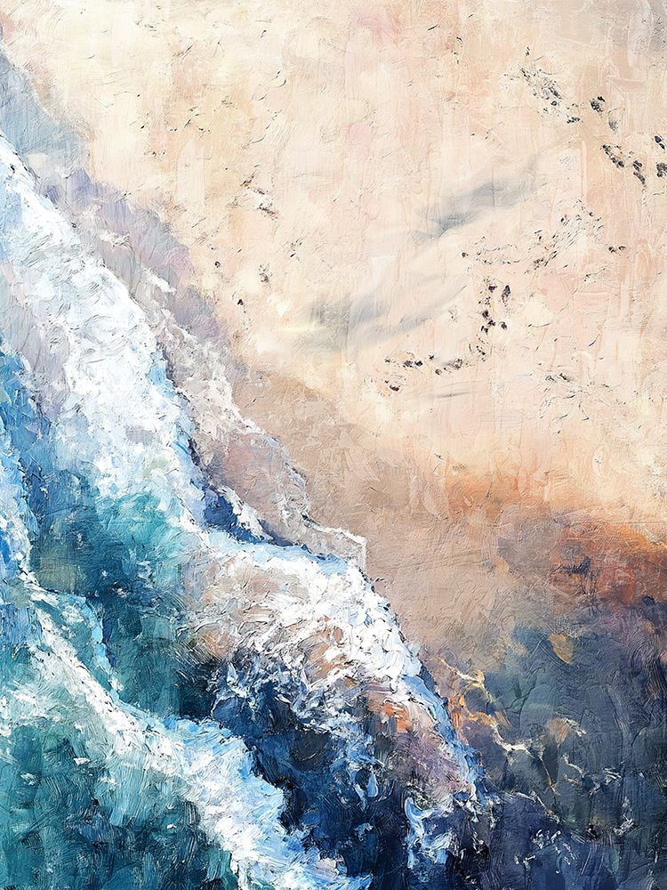 Arial Ocean art print by Kimberly Allen for $57.95 CAD