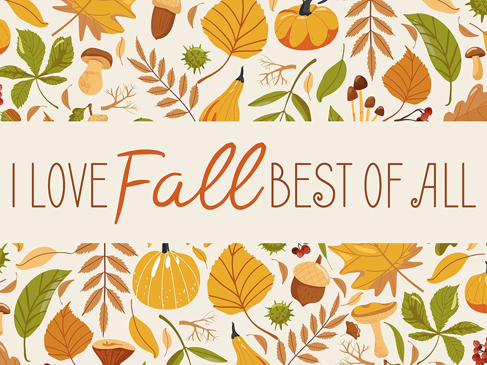 I Love Fall 2 art print by Kimberly Allen for $57.95 CAD