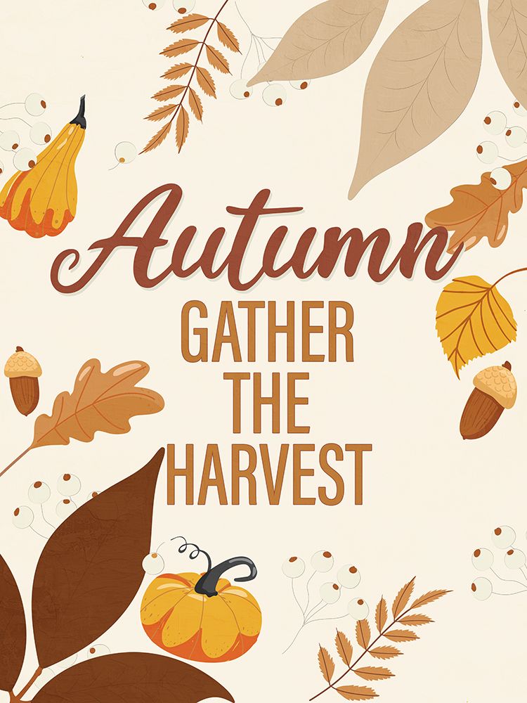 Autumn Harvest Gather 1 art print by Kimberly Allen for $57.95 CAD