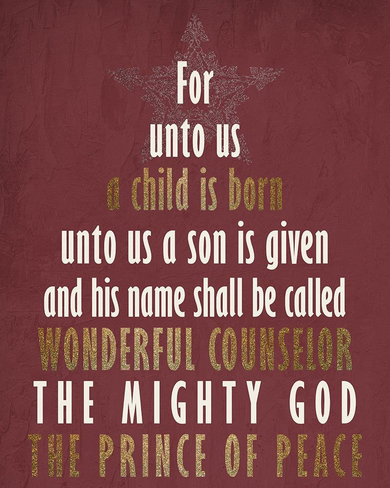 For Unto Us art print by Kimberly Allen for $57.95 CAD
