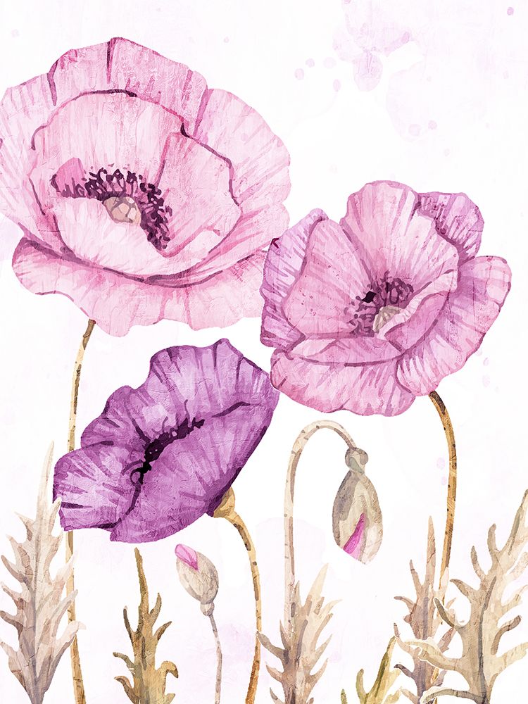 Bright Poppies 1 art print by Kimberly Allen for $57.95 CAD