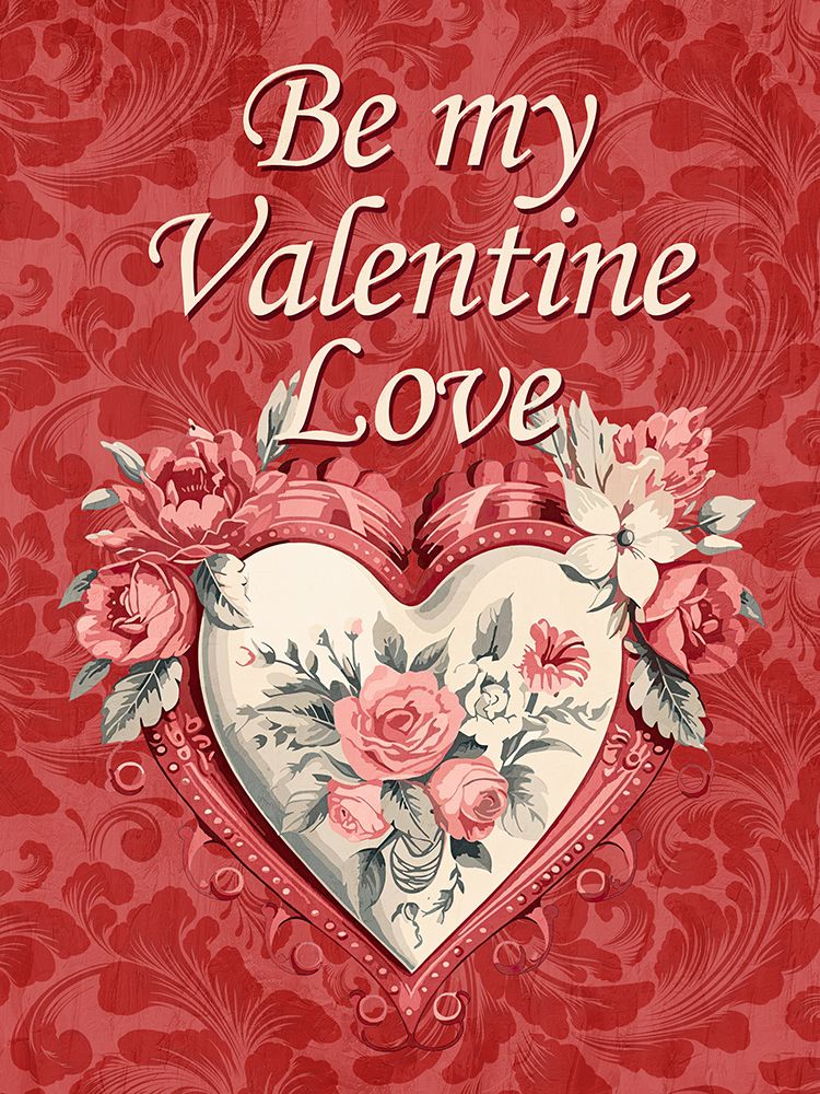 Be My Valentine Love art print by Kimberly Allen for $57.95 CAD