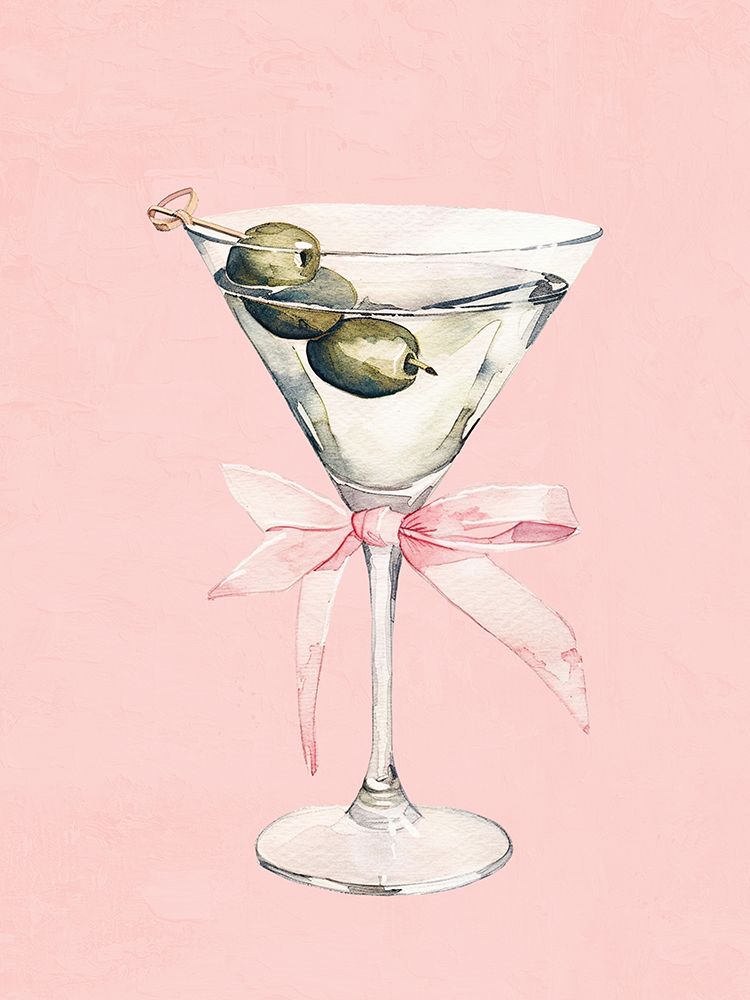 Martini Bow 1 art print by Kimberly Allen for $57.95 CAD