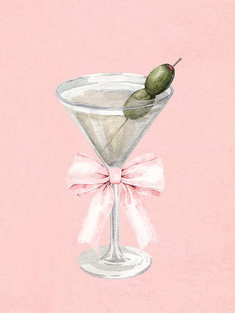 Martini Bow 2 art print by Kimberly Allen for $57.95 CAD