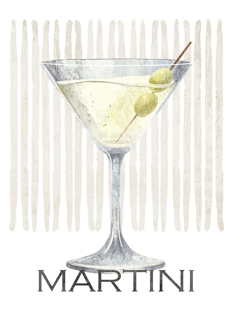 Martini 1 art print by Kimberly Allen for $57.95 CAD