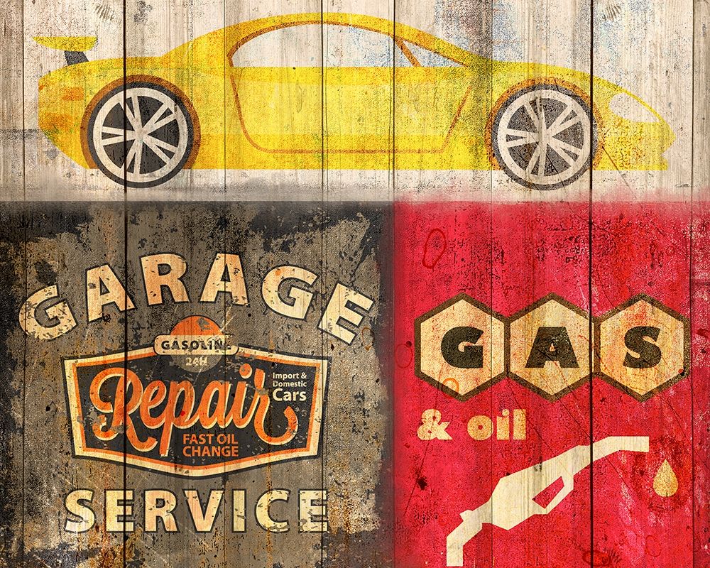 Garage Repair art print by Kimberly Allen for $57.95 CAD