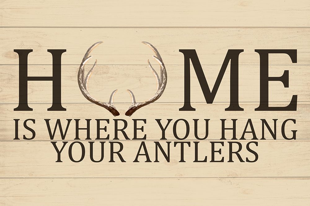 Hang Your Antlers art print by Kimberly Allen for $57.95 CAD