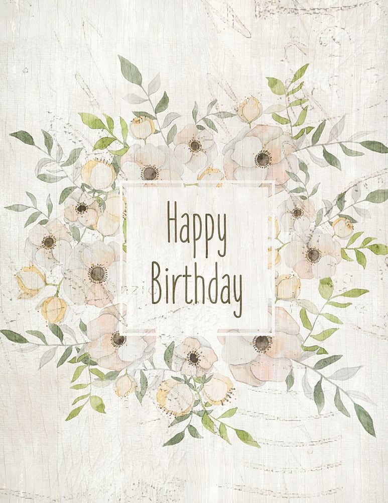 Happy Birthday Soft art print by Kimberly Allen for $57.95 CAD