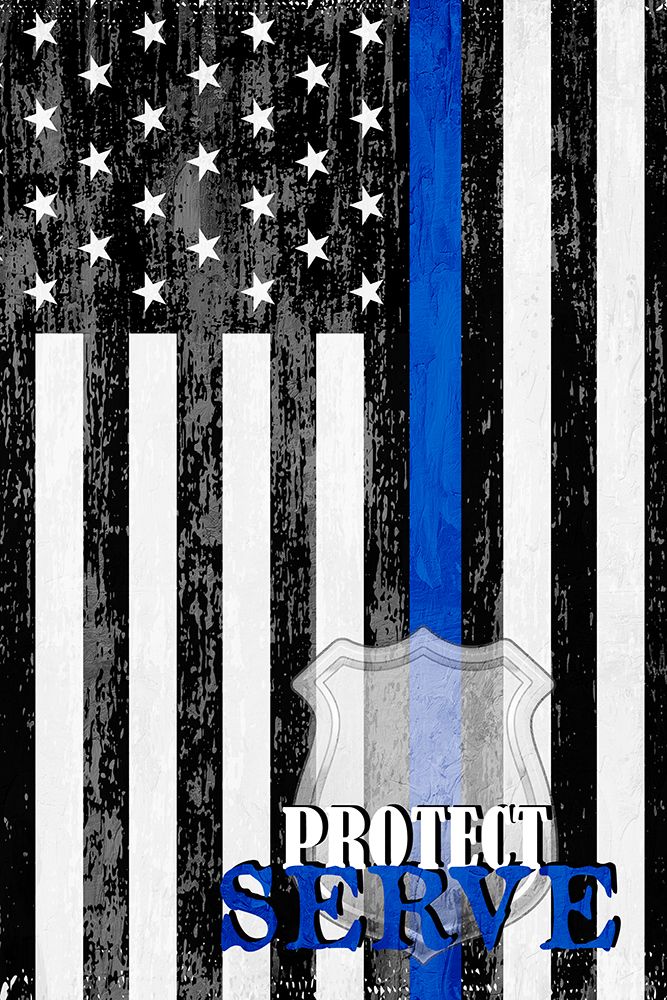 Protect Serve Badge art print by Kimberly Allen for $57.95 CAD