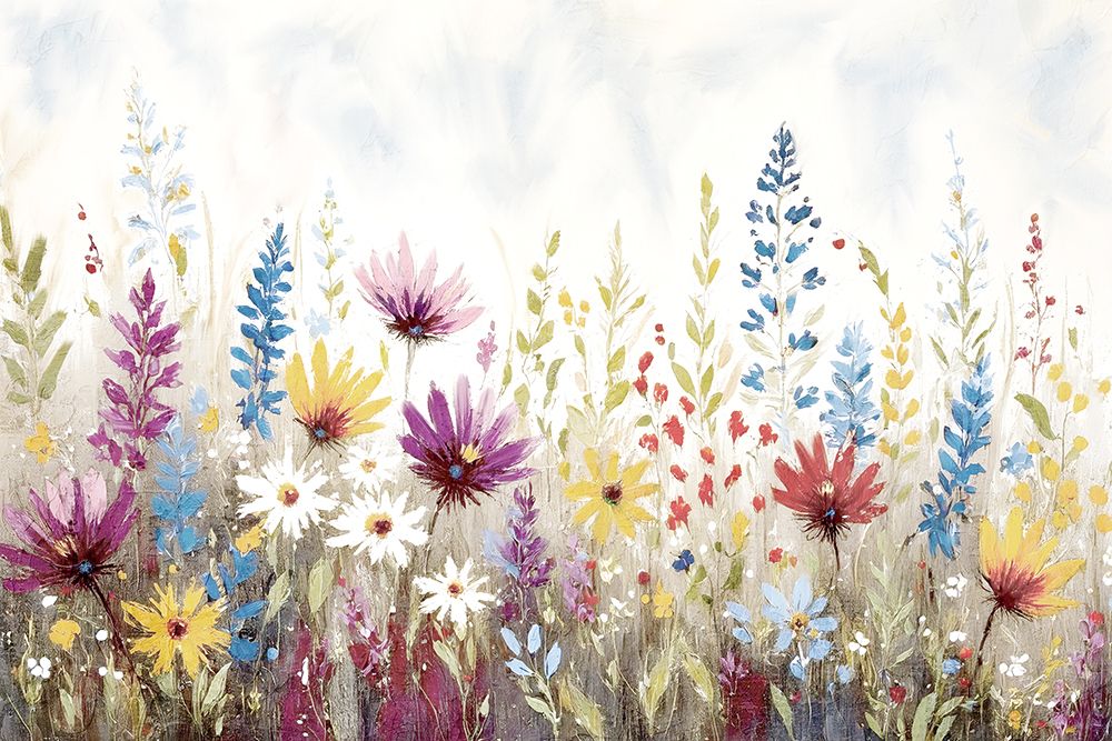 Wildflower Field art print by Kimberly Allen for $57.95 CAD