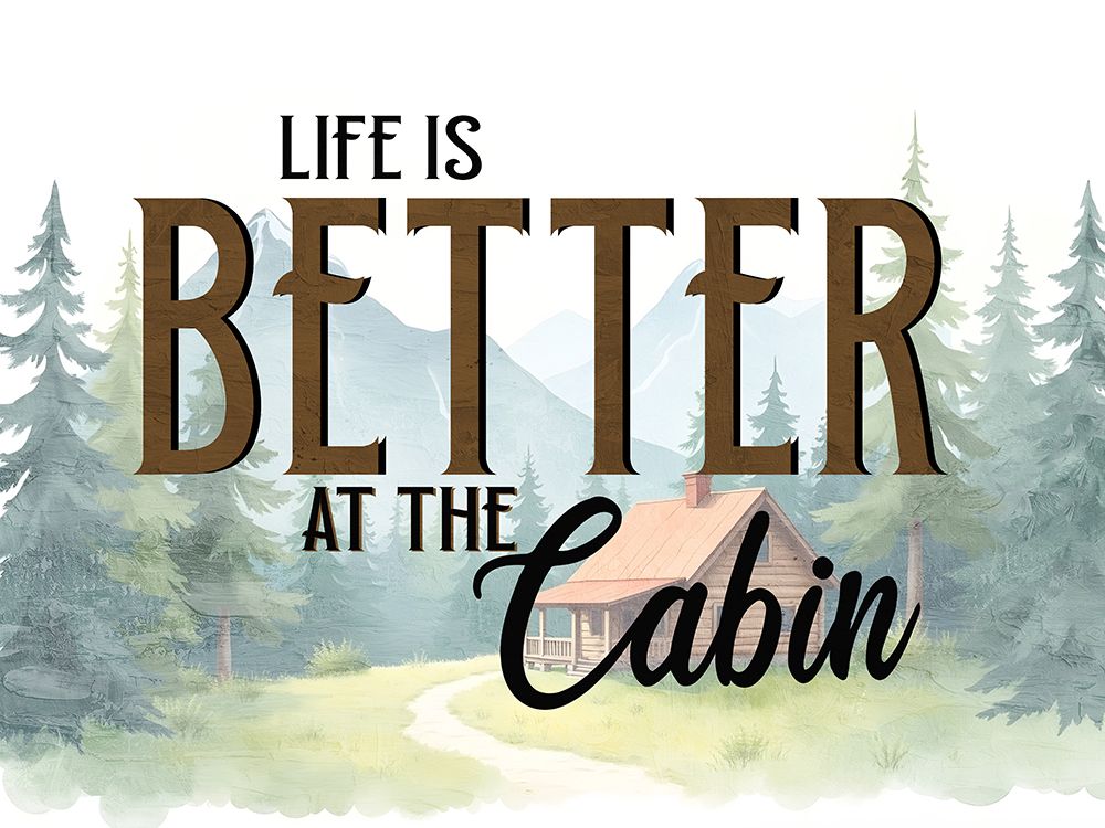 Cabin Life 2 art print by Kimberly Allen for $57.95 CAD