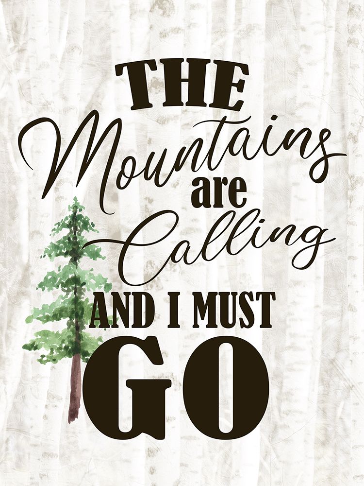 The Mountains art print by Kimberly Allen for $57.95 CAD