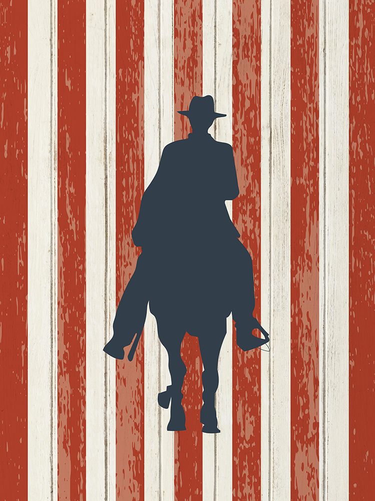 Cowboy Stripes 1 art print by Kimberly Allen for $57.95 CAD